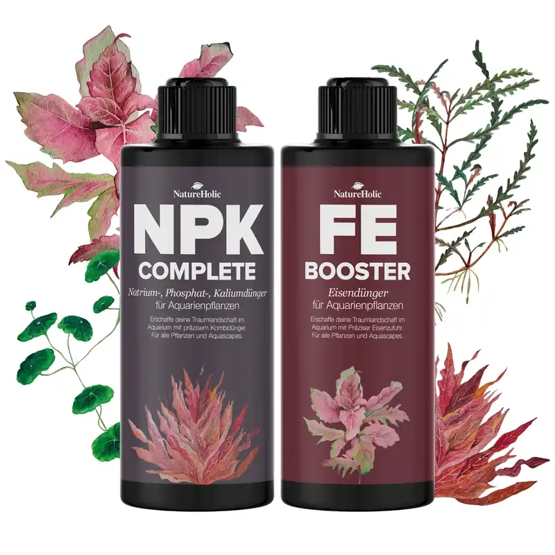NatureHolic Dünger Starter-Set, Aquarium Flüssigdünger, 2 x 500 ml Beliebt
